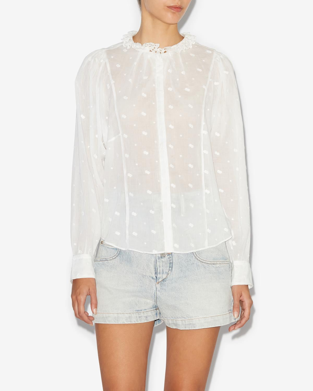 Terzali bluse Woman Weiß 5