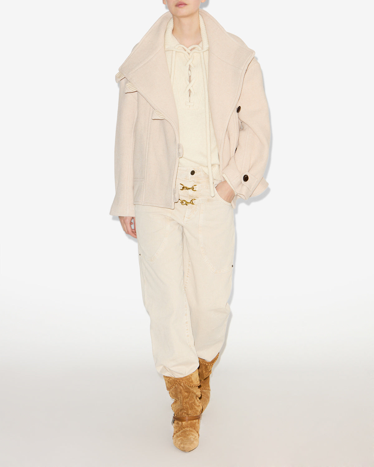Abrigo hanis Woman Crudo 4