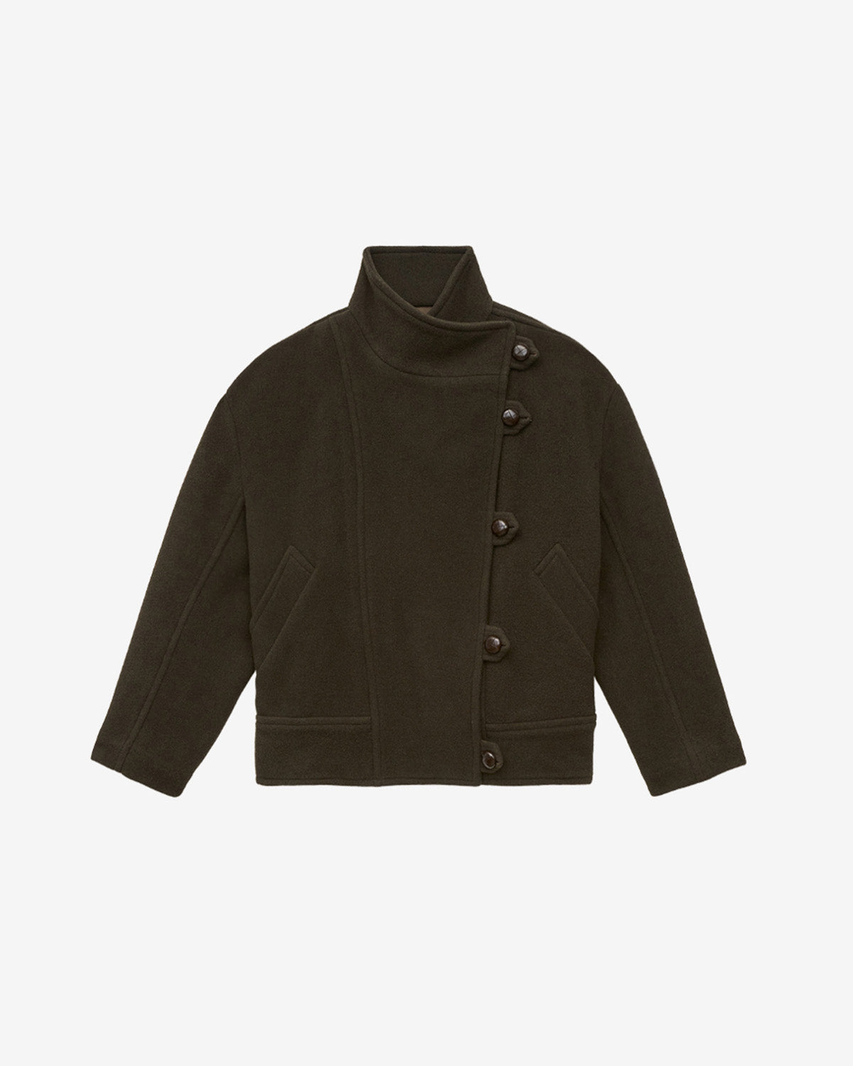 Hanis coat Woman Dark khaki 1