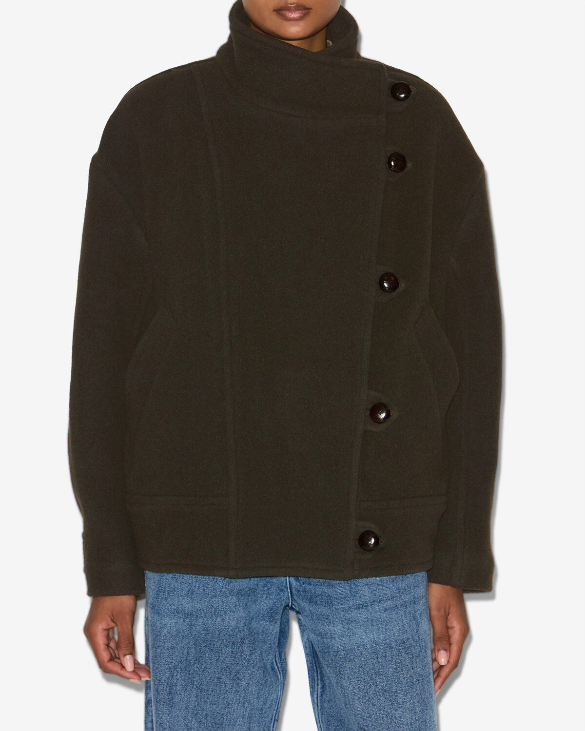 Hanis coat Woman Dark khaki 5