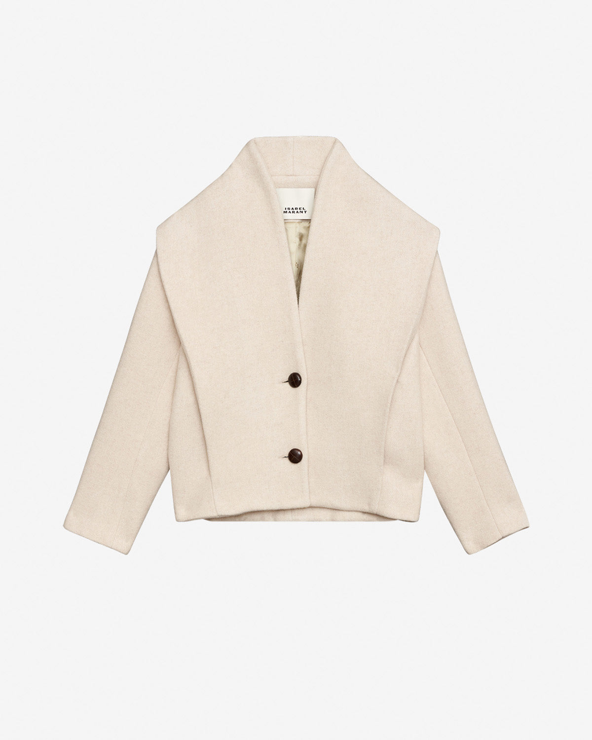 Manteau dyogo Woman Écru 1