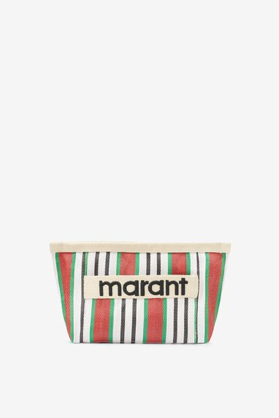 Pwoden striped pouch bag - Red - Woman - 2