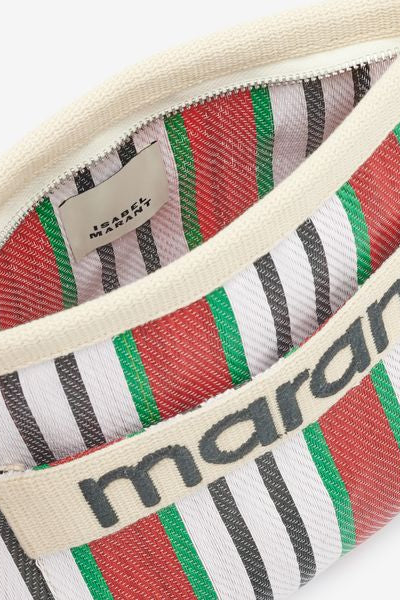 Pwoden striped pouch bag - Red - Woman - 6