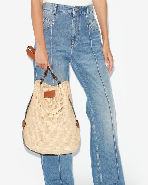 Sac bayia Woman Naturel et cognac 7