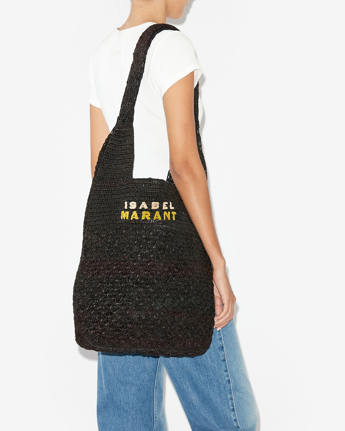 Bolso mediano praia Woman Negro 4