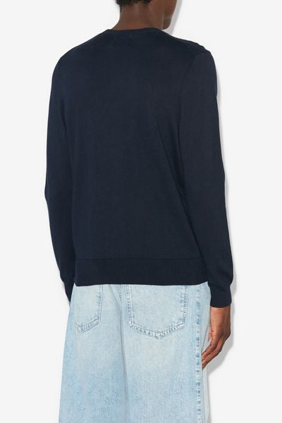 Evans ウール&コットン ロゴ入りセーター - Midnight - Man - 5