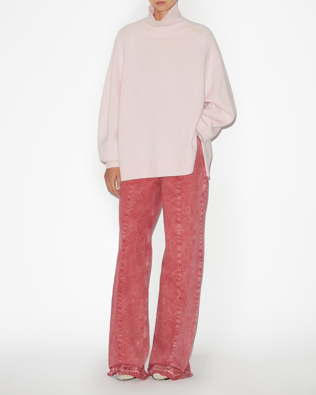 Pull linelli Woman Rose clair 2