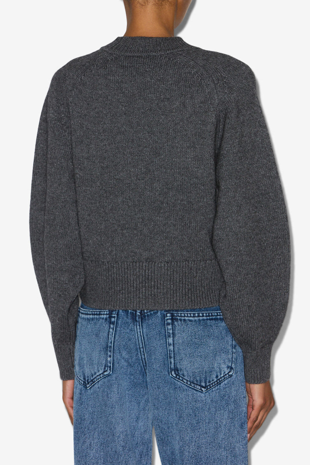 Pull leandra en laine mérinos et cachemire - Anthracite - Woman - 5