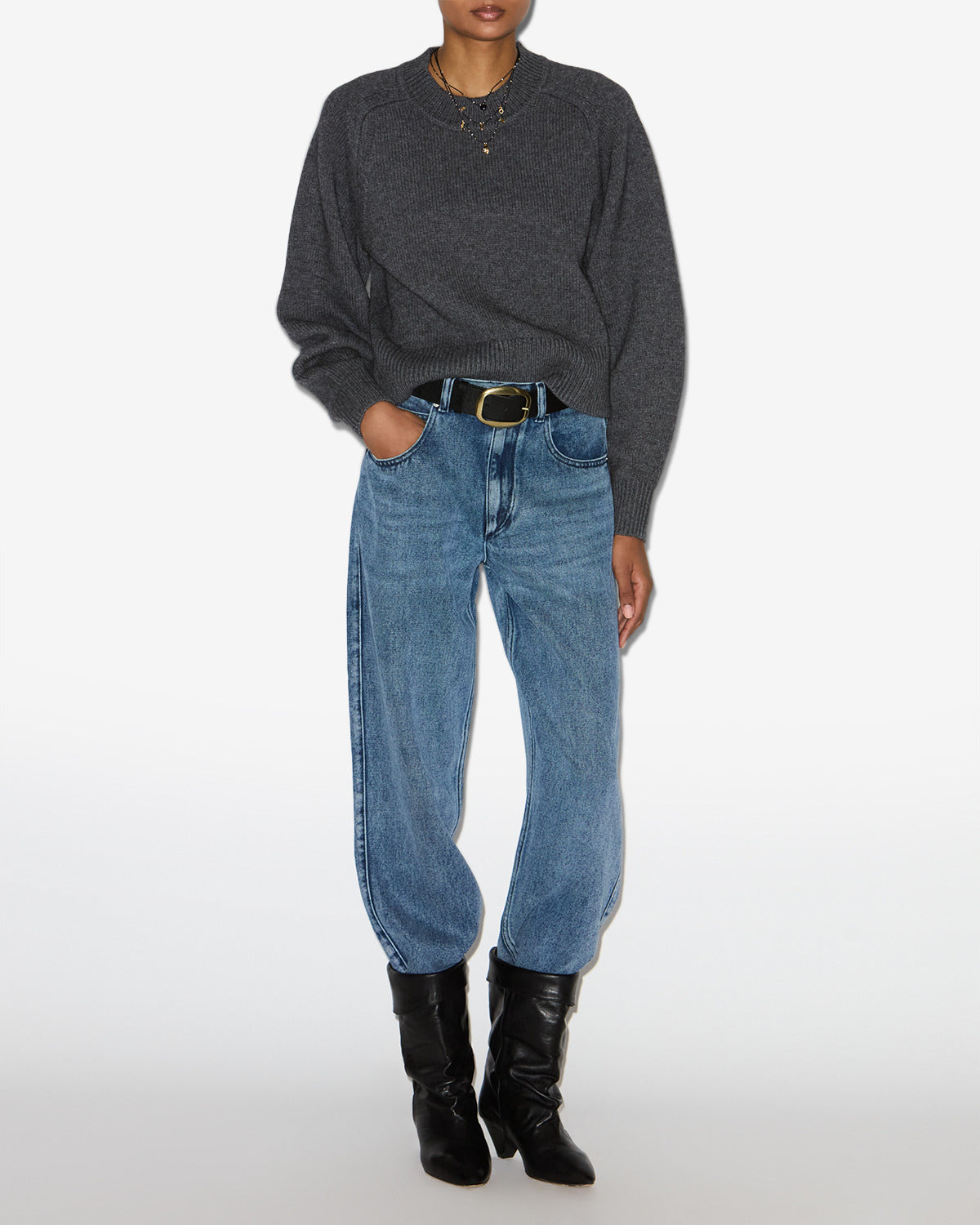 Maglione leandra Woman Anthracite 4