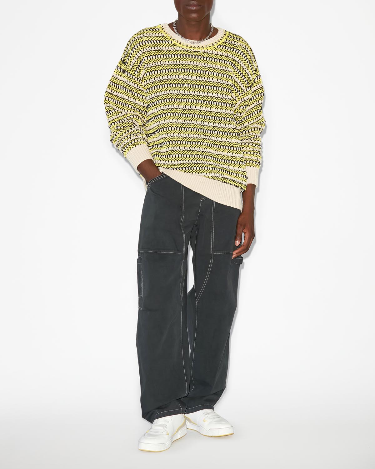 Hank sweater Man Yellow 2