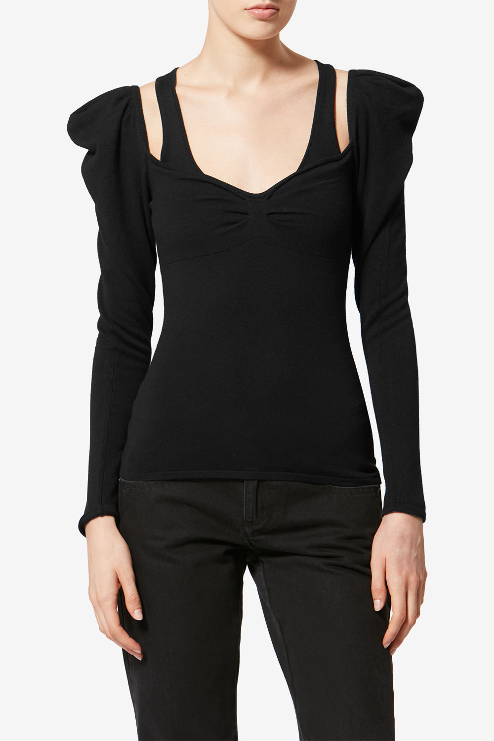 Pull sielle en laine - Noir - Woman - 4