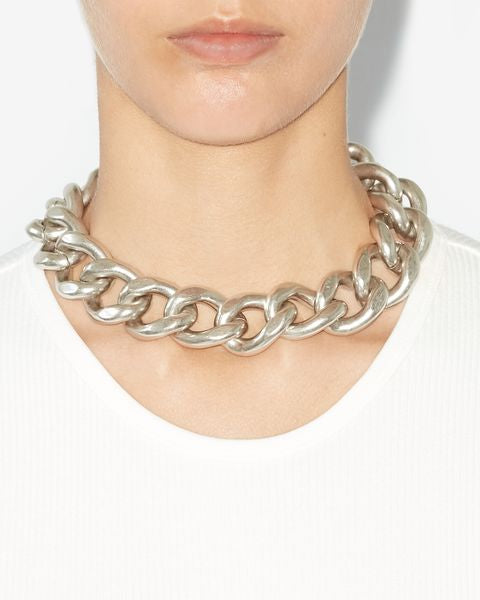 Ras du cou links Woman Argent 11