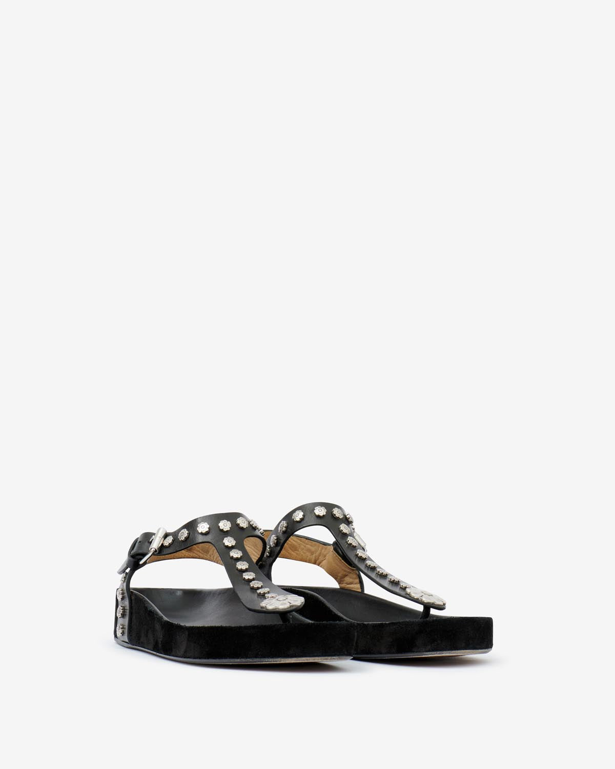 Enore サンダル Woman Black and silver 4