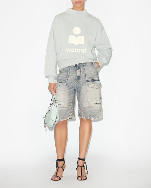 Moby トレーナー Woman Light blue and ecru 12