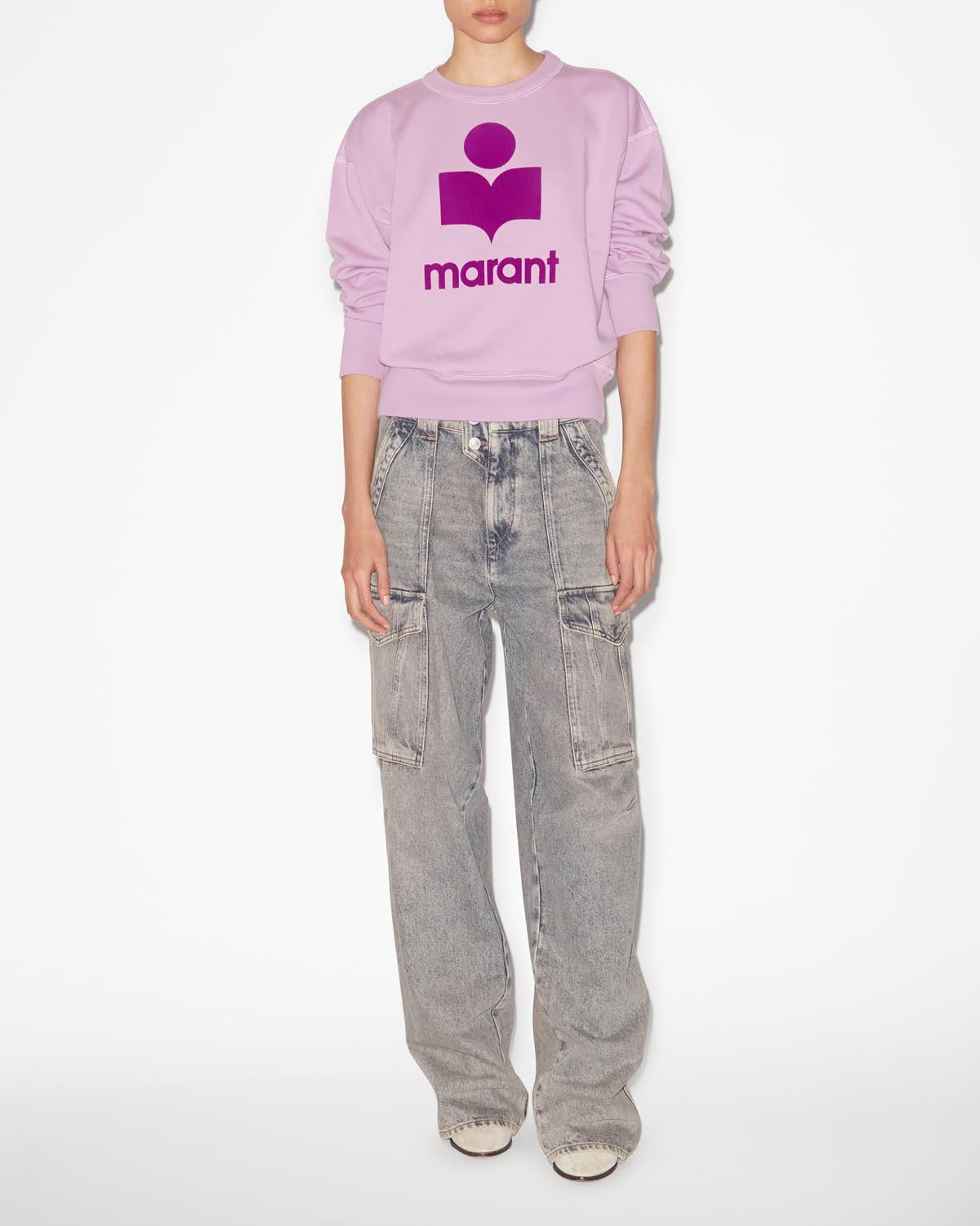Mobyli sweatshirt Woman Lilac-purple 4