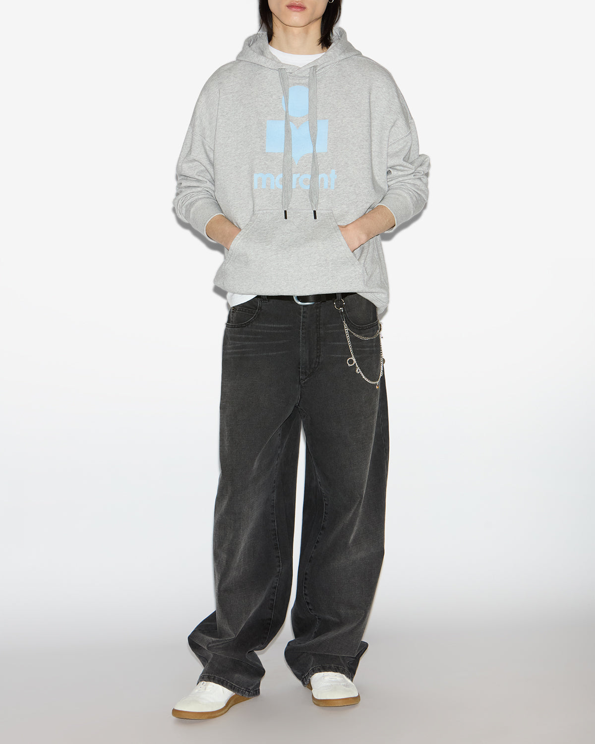 Sweatshirt miley Man Gray-ice blue 4