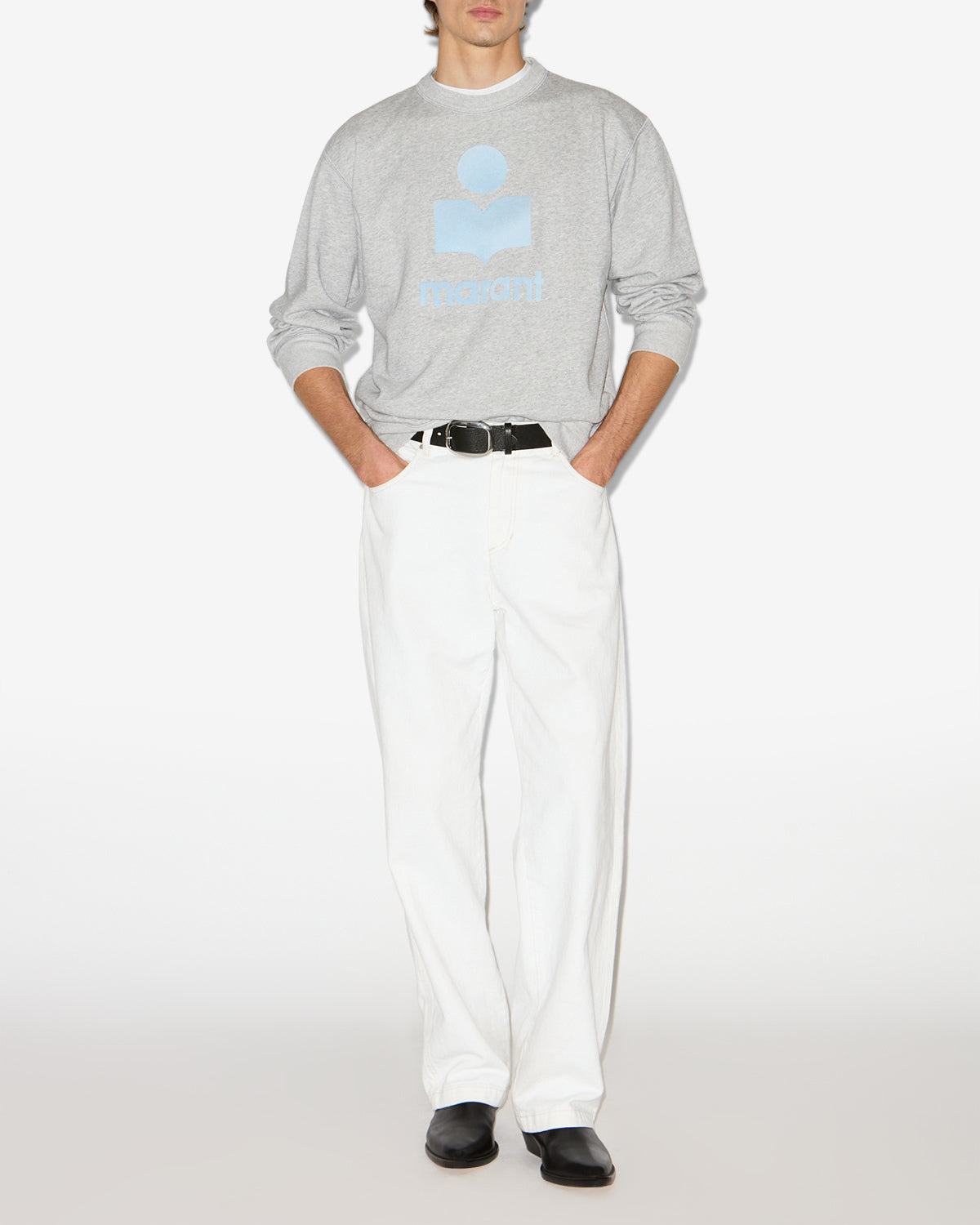Sweatshirt mikoy Man Gray-ice blue 4