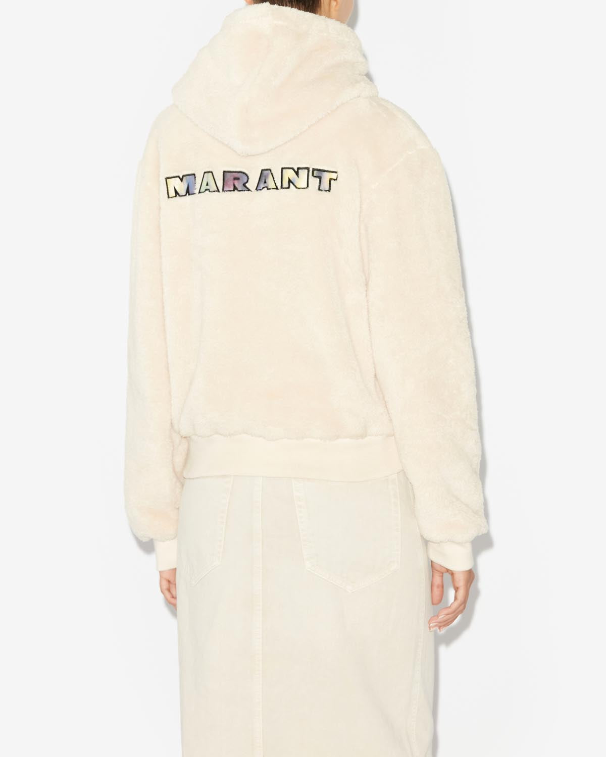 Maeva sweatshirt Woman Ecru 3
