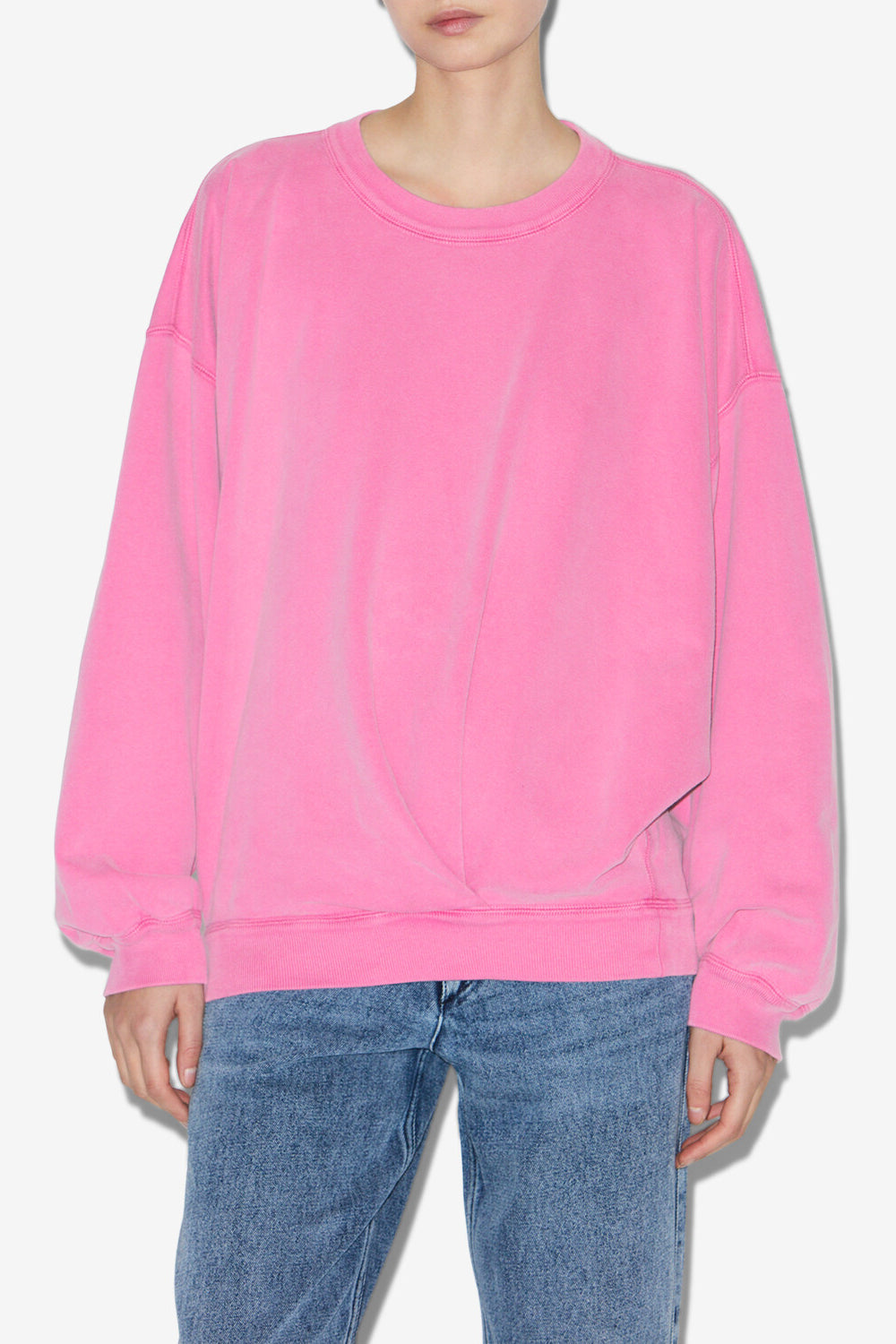 Sauria cotton sweatshirt - Pink lavender - Woman - 3