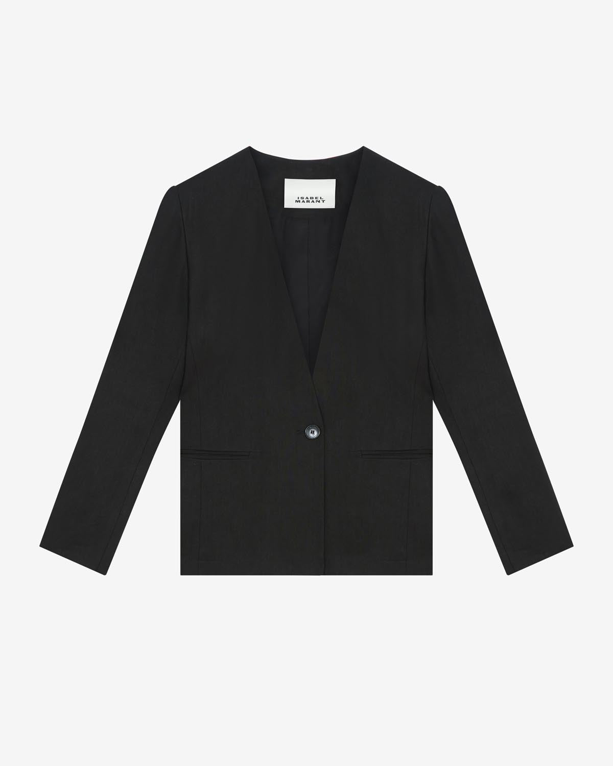 Manzil Jacket Woman black ISABEL MARANT Official online store