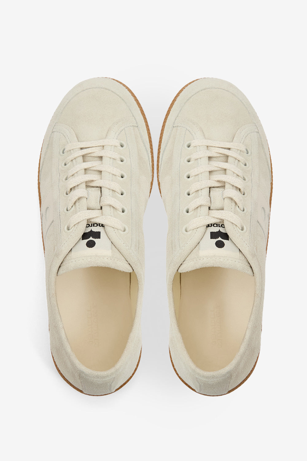 Baskets basses klyce en cuir velours - Beige - Woman - 4