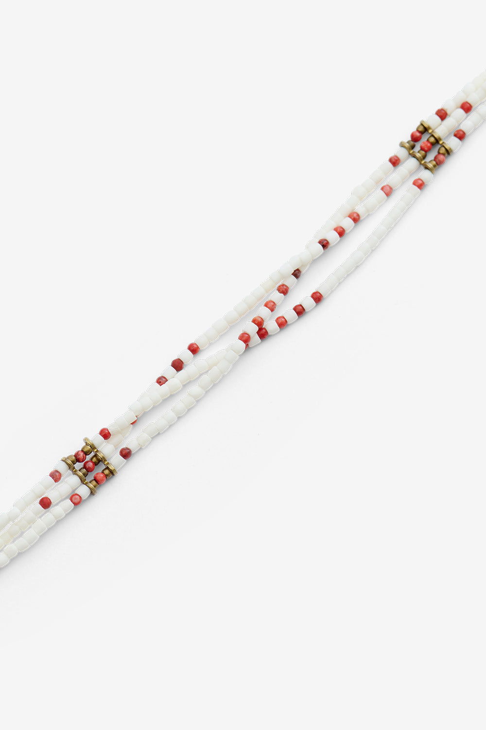 Bracciale sean in perline - Ecru-bronze - Man - 2