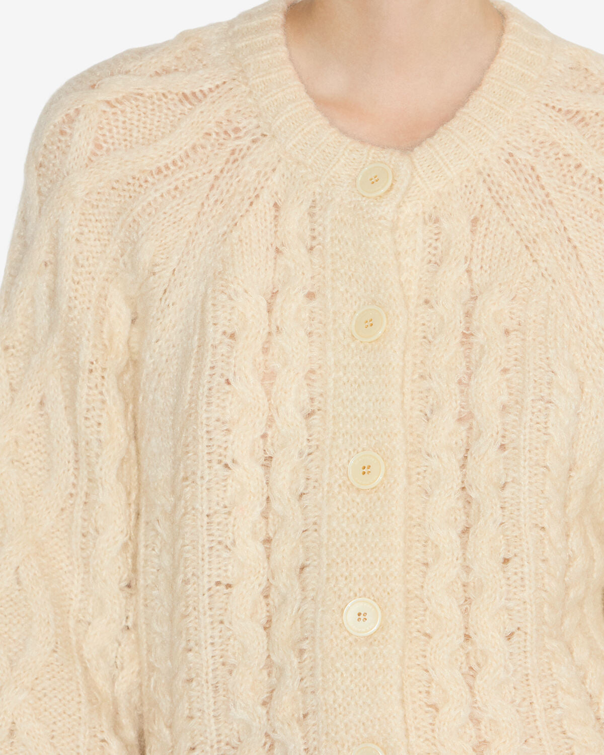 Cardigan yara Woman Ecru 2