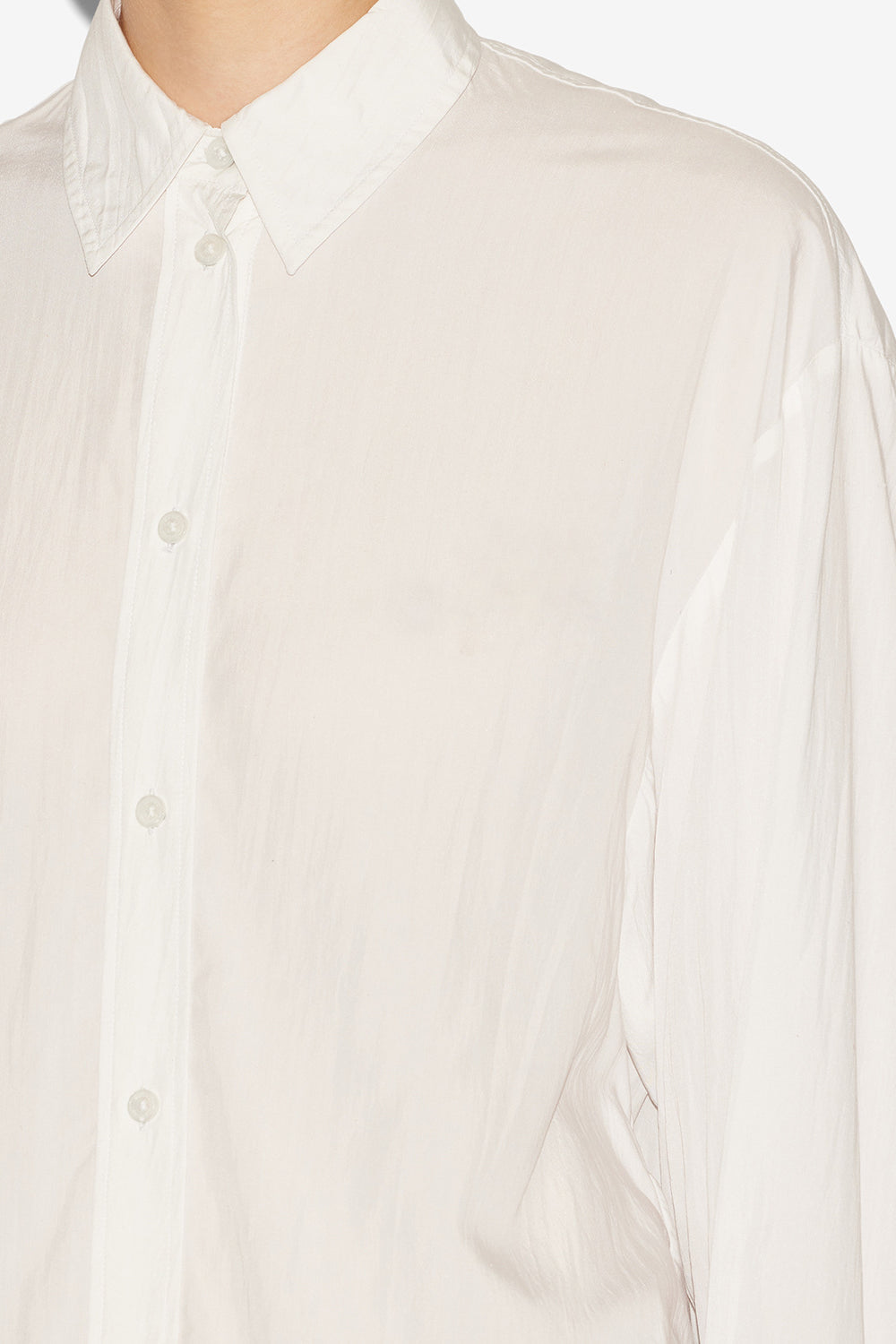 Chemise fabriza en crêpe fluide - Blanc - Woman - 3