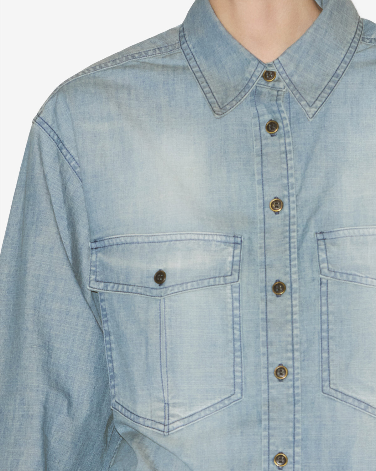 Ovelia shirt Woman Blue 2