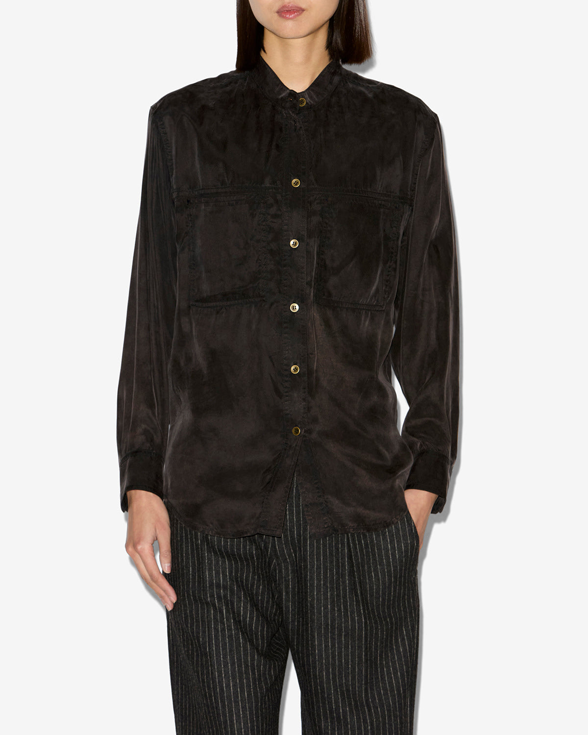 Camicia zetta Woman Nero lavato 5
