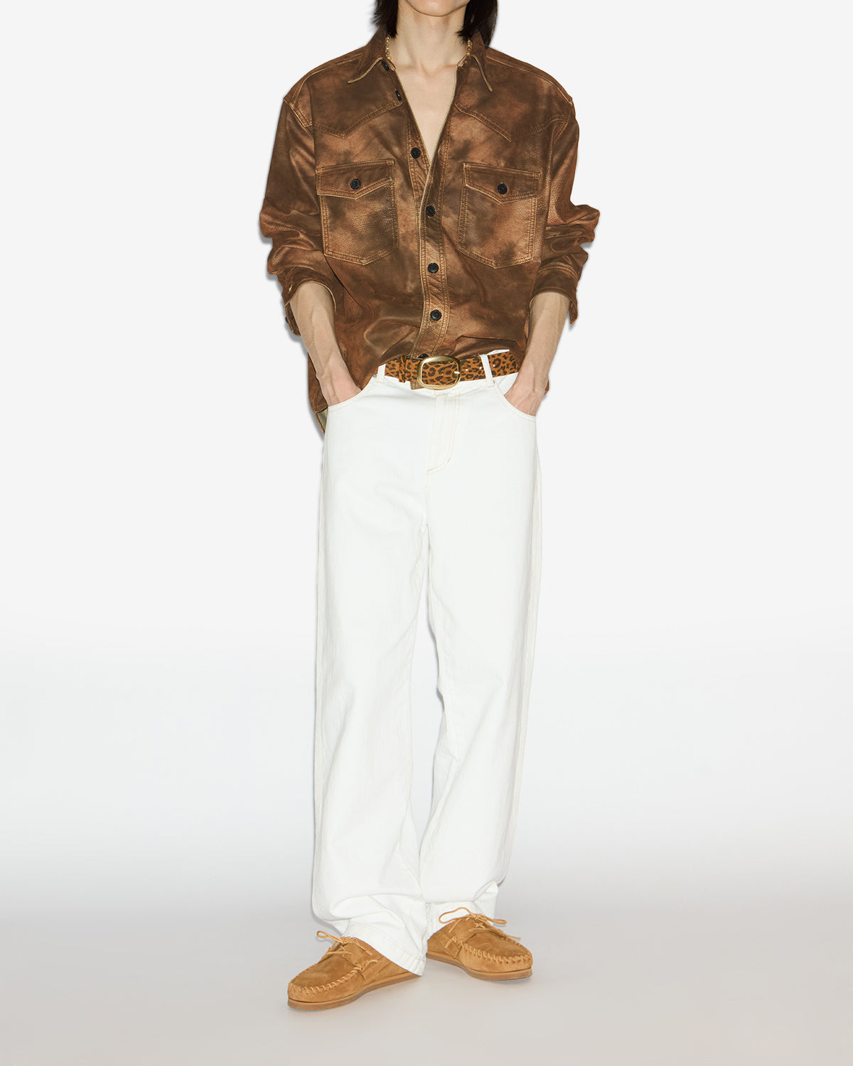 Kadrian 셔츠 Man Tabacco 4