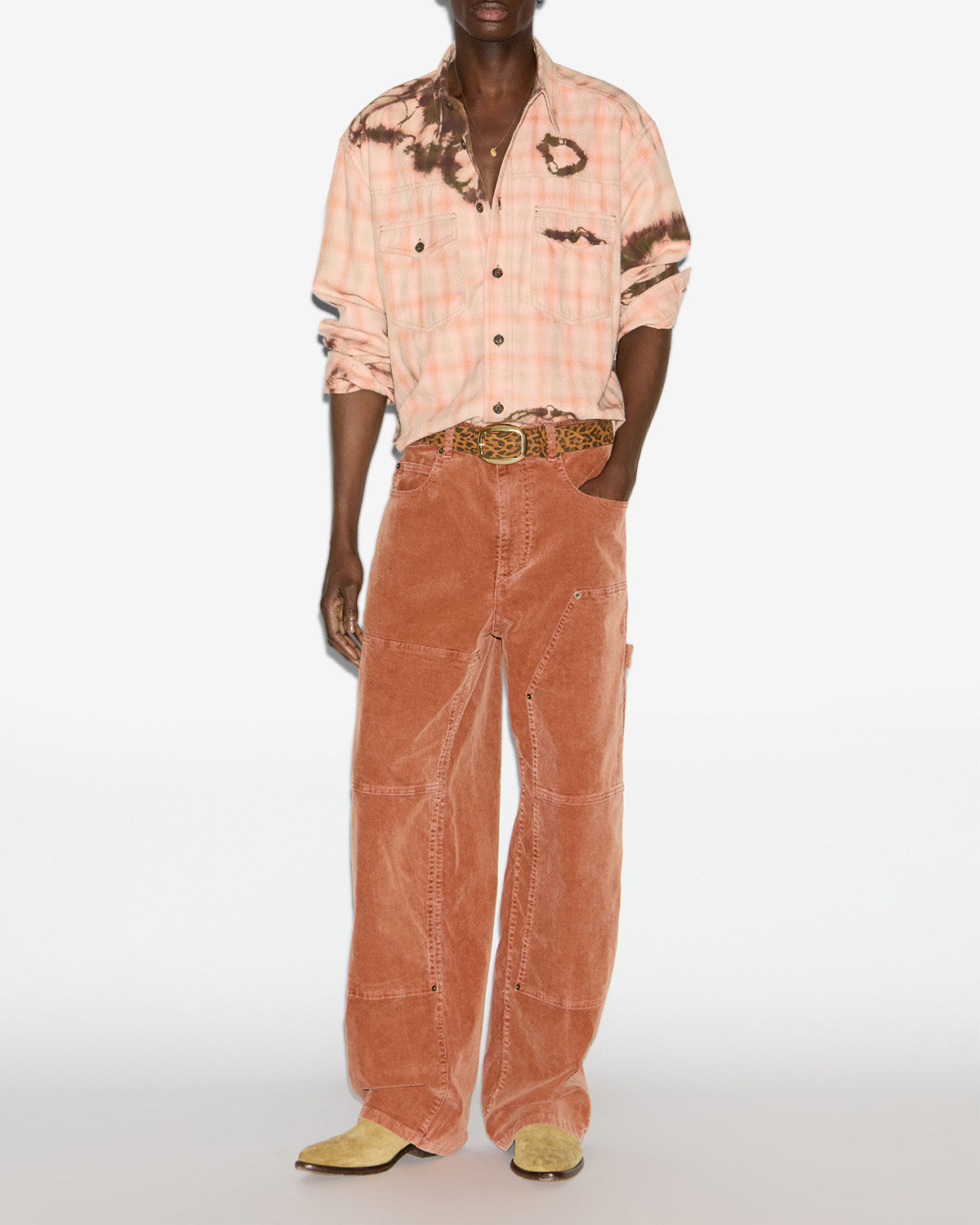 Suli 셔츠 Man Faded peach 4
