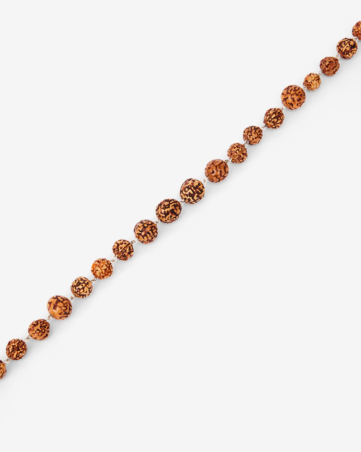 Hugh necklace Man Natural and silver 1
