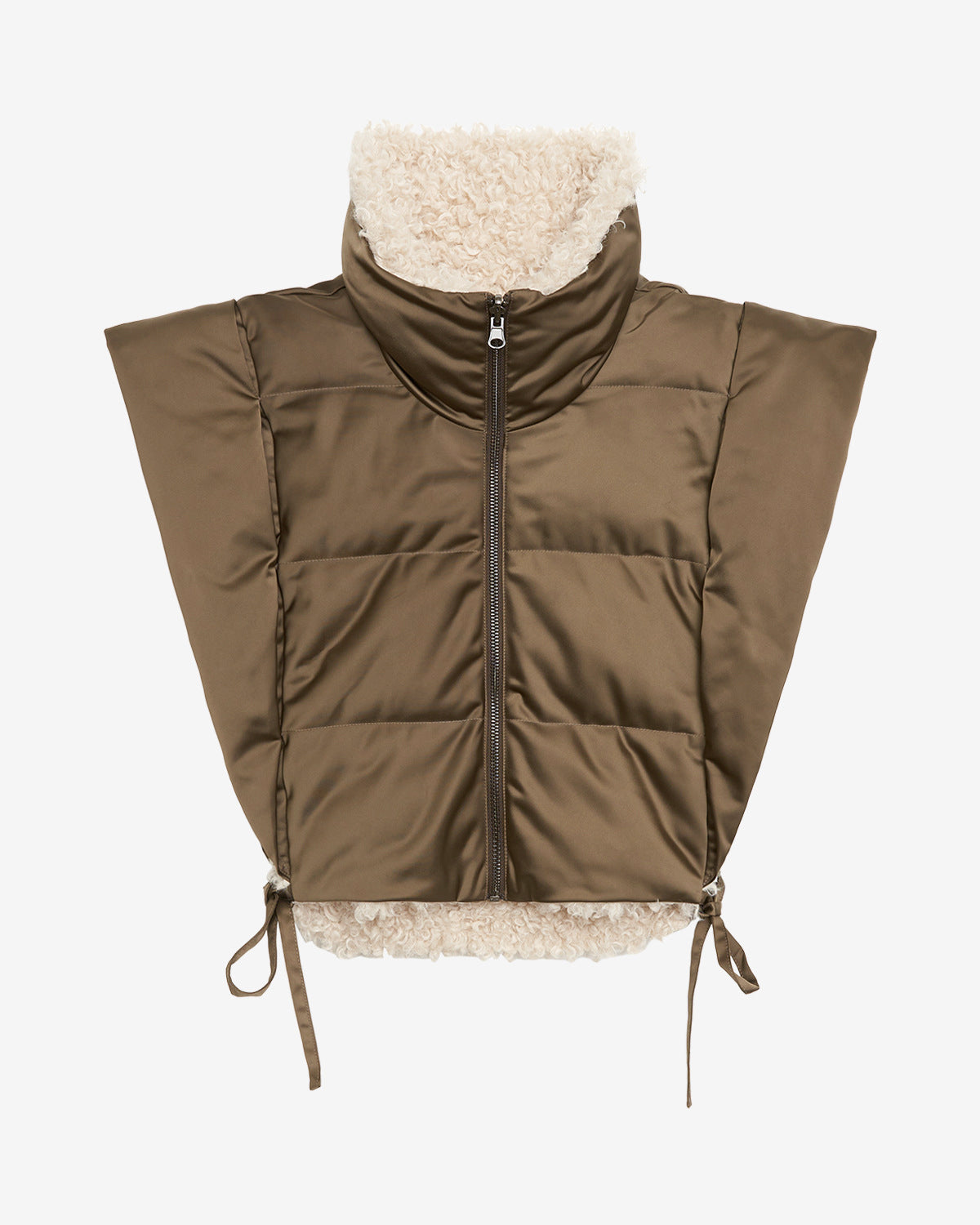 Gilet hoodiali Woman Kaki 1