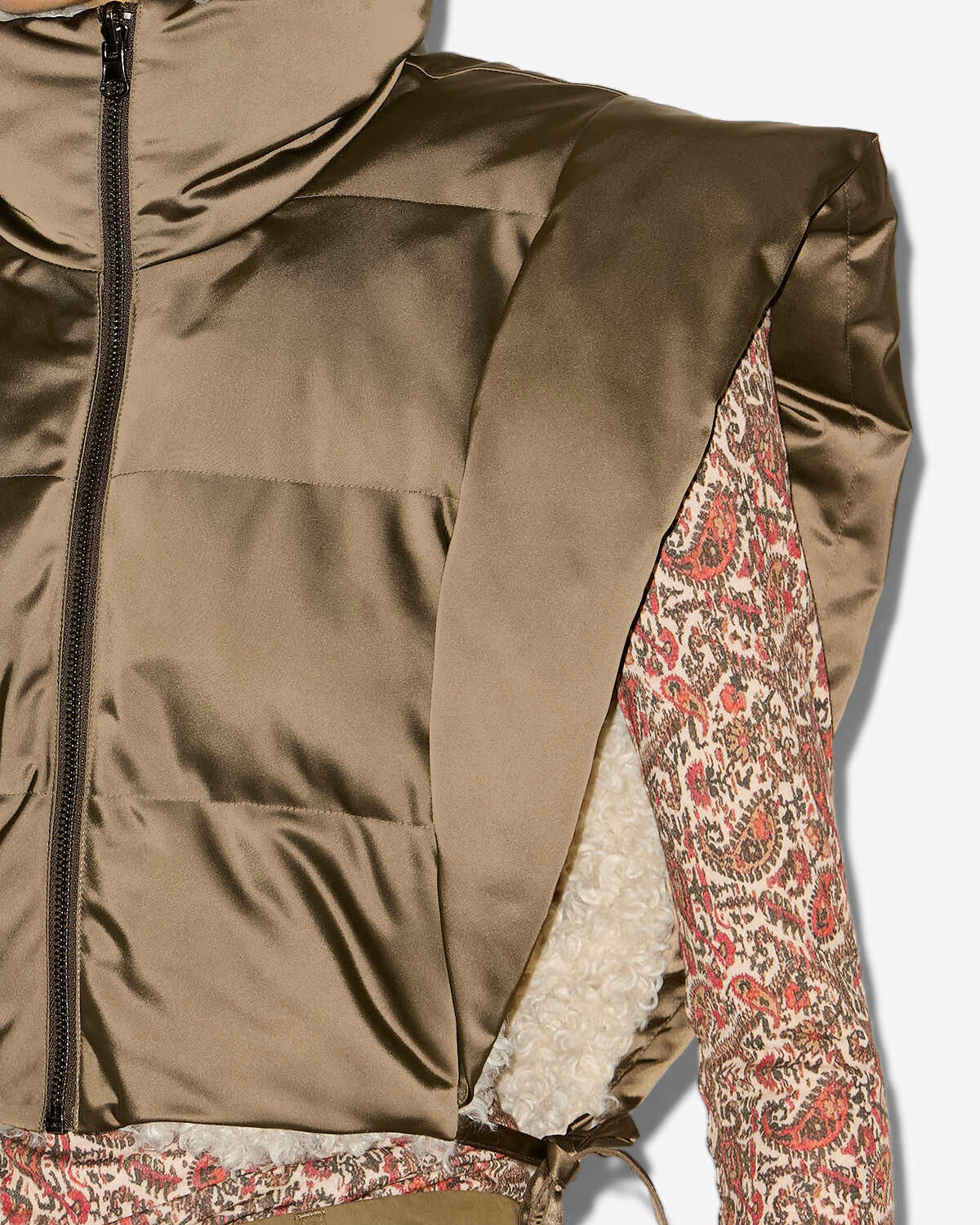 Gilet hoodiali Woman Kaki 2