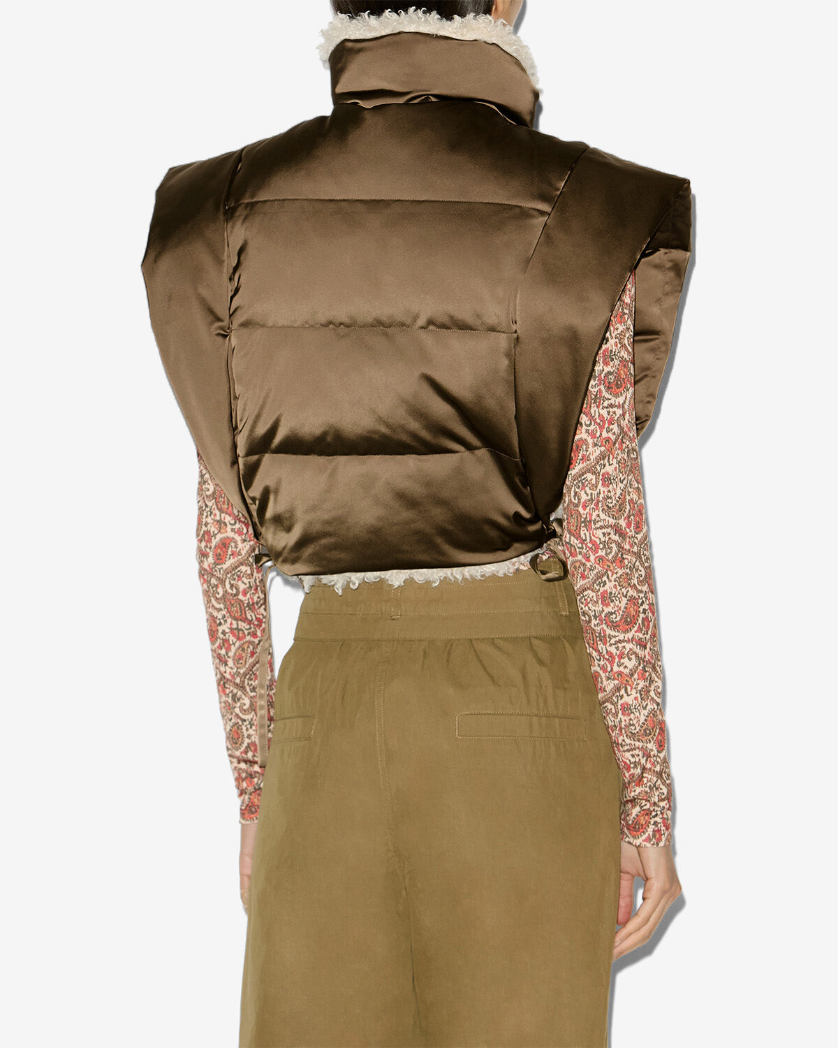 Gilet hoodiali Woman Kaki 3