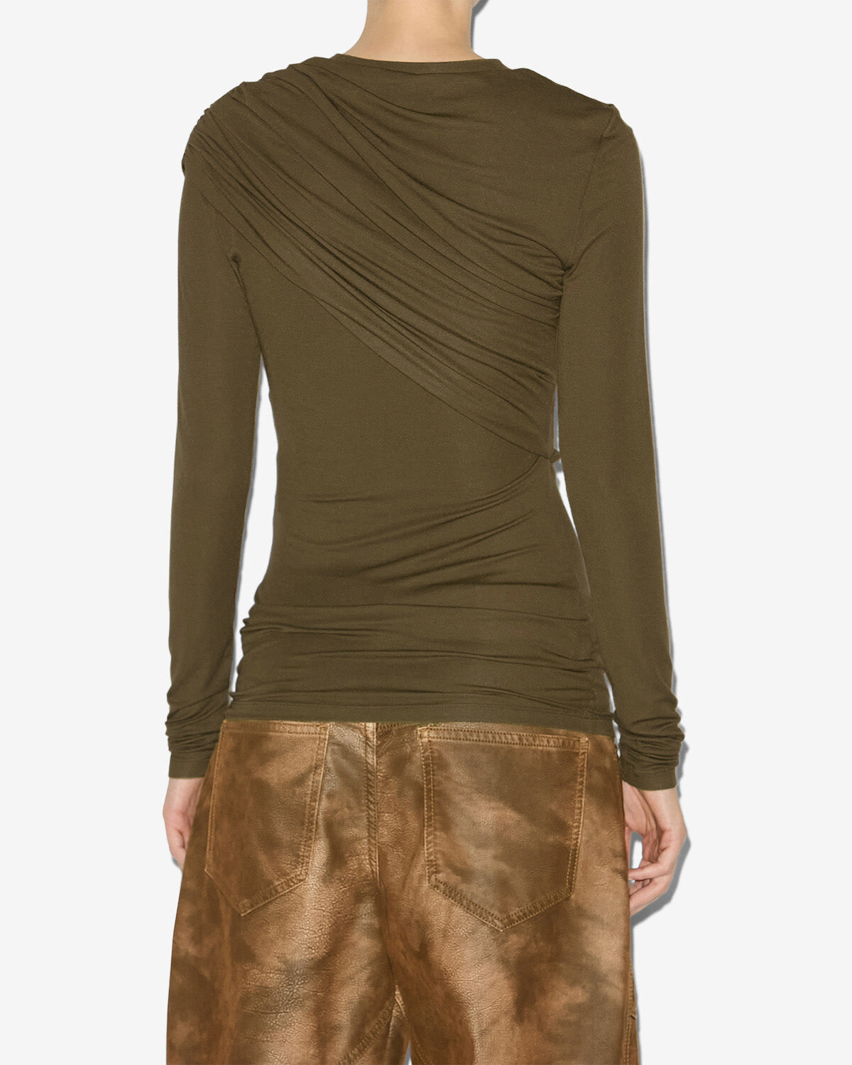 Top dressi Woman Caqui 3