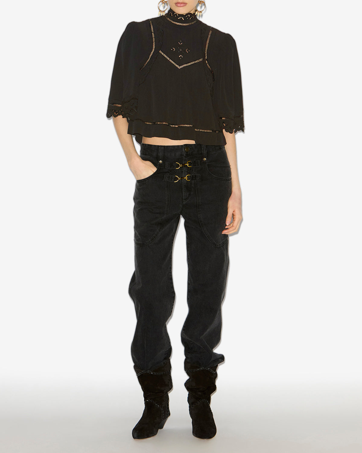Frany top Woman Black 4