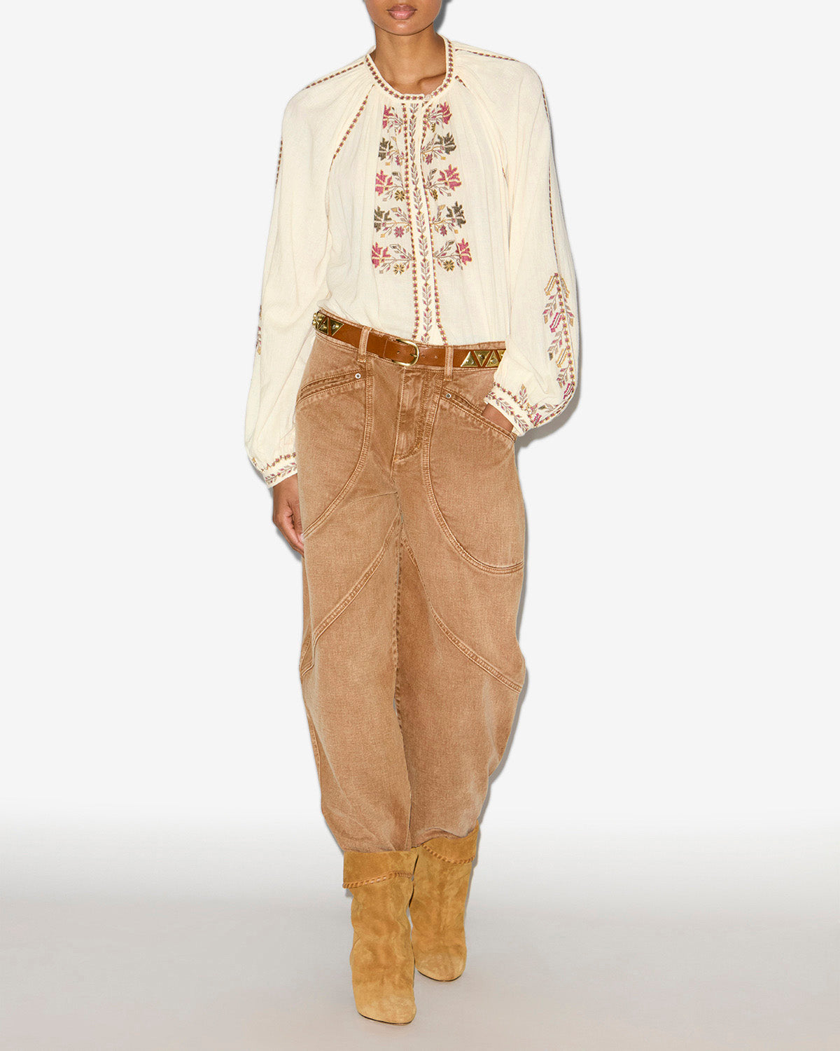 Lynne blouse Woman Ecru 4