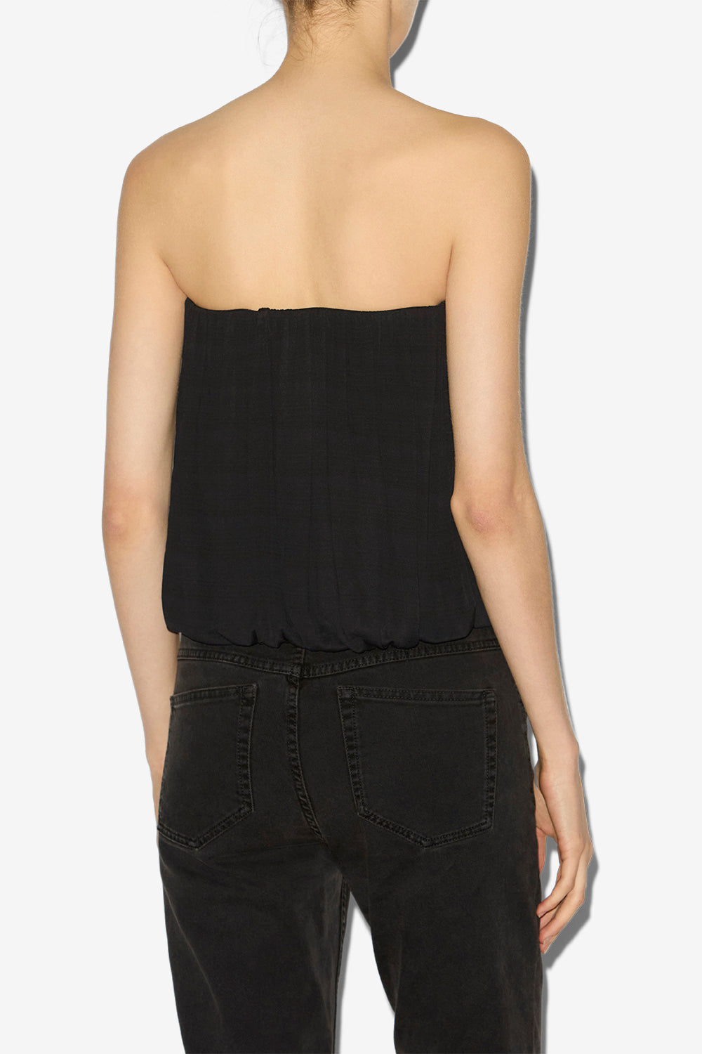 Bustier amalia en jersey drapé  - Noir - Woman - 5