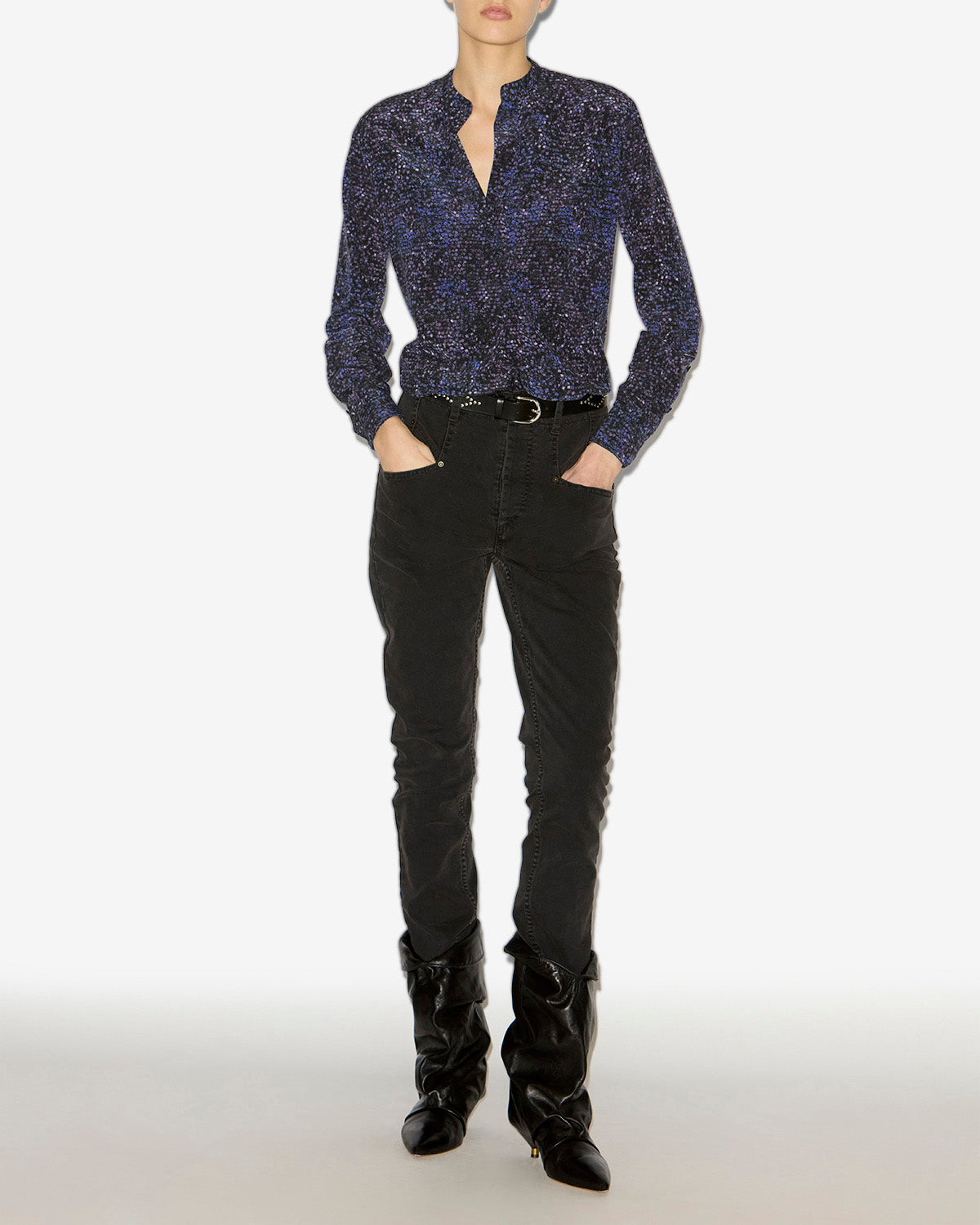 Sima blouse Woman Midnight 4