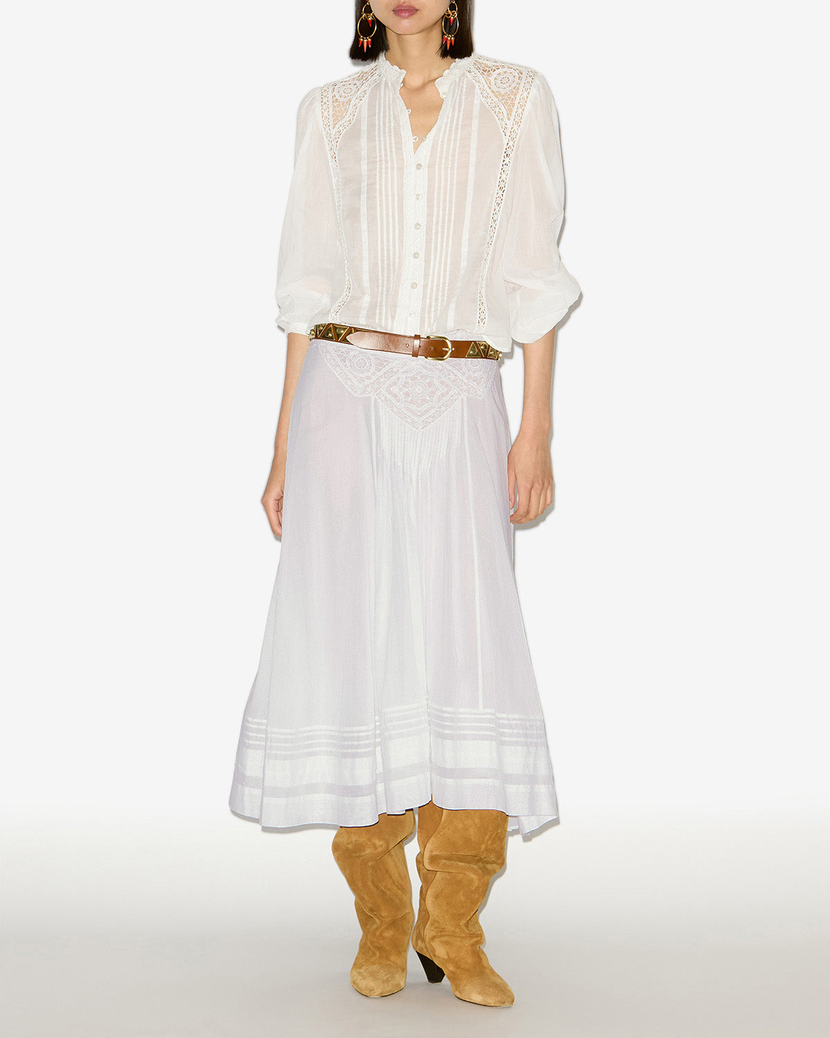 Gonna garliana Woman Bianco 4