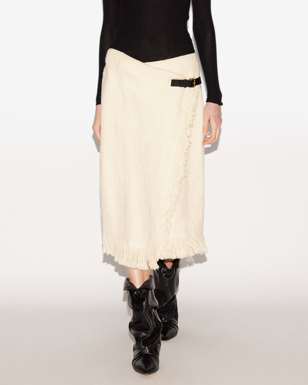 Galla 스커트 Woman 에크루 5
