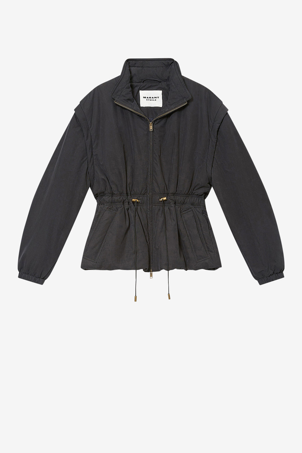 Dastyni short 2-in-1 zip-up coat - Black - Woman - 1