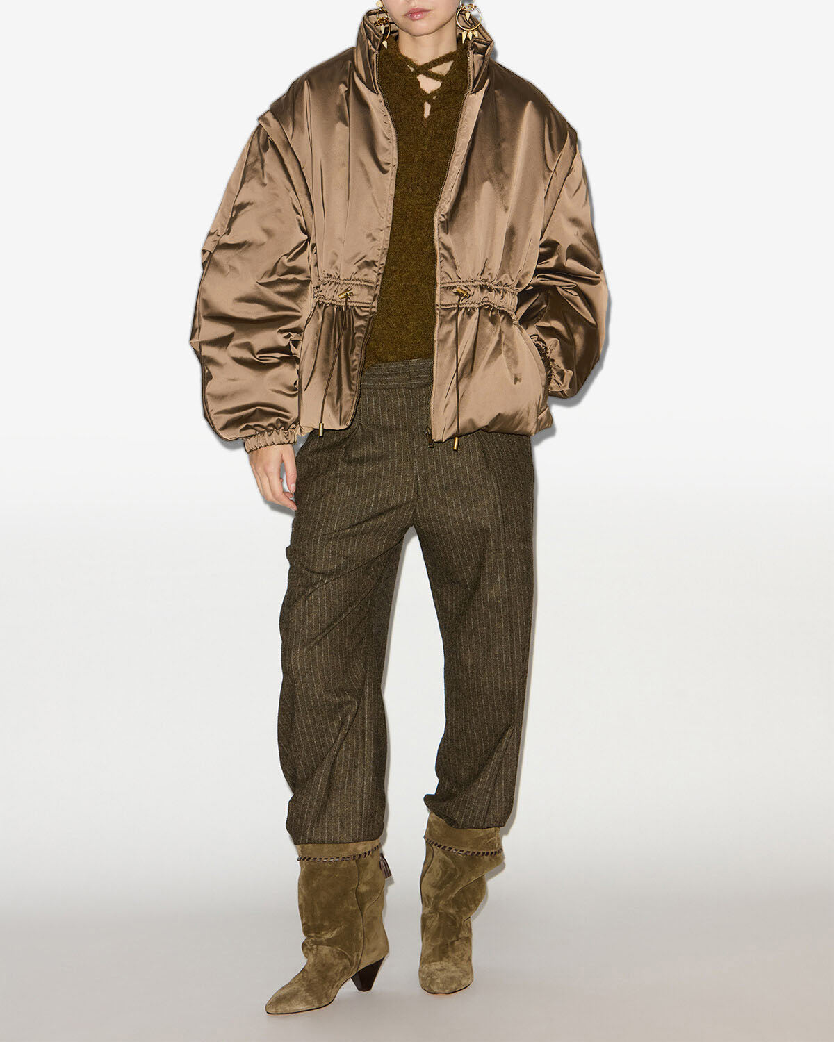 Mantel dastyni Woman Khaki 4