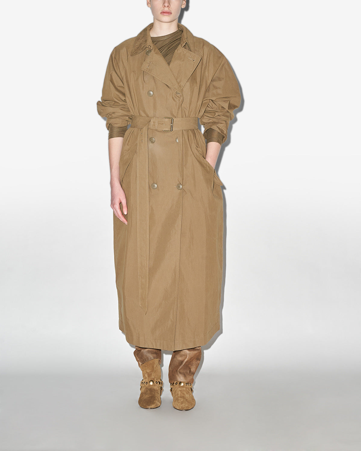 Cacilda mantel Woman Khaki 3