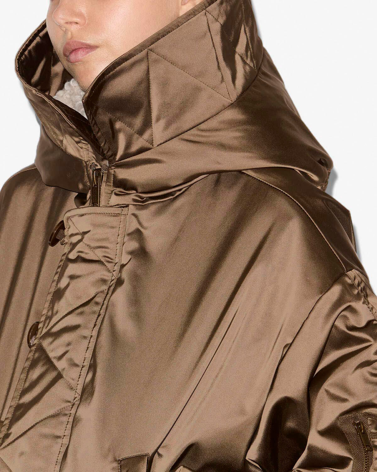 Manteau elisa Woman Kaki 2