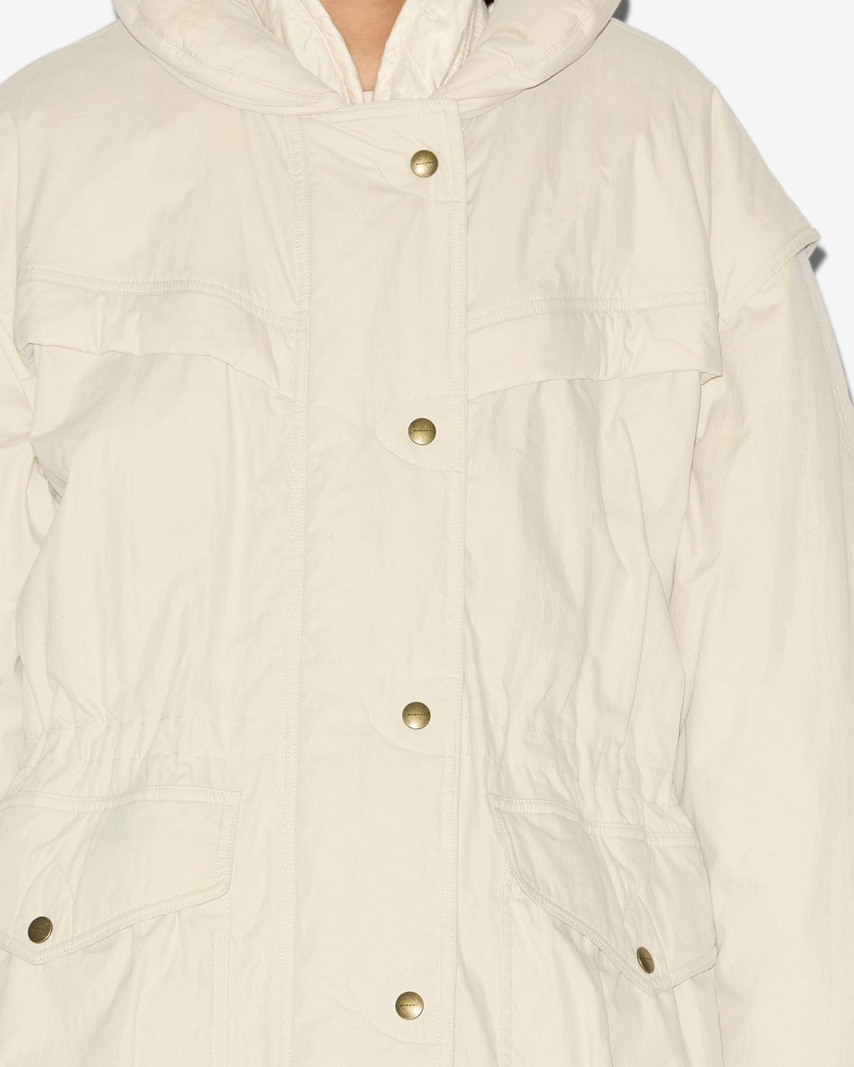 Manteau damone Woman Écru 2
