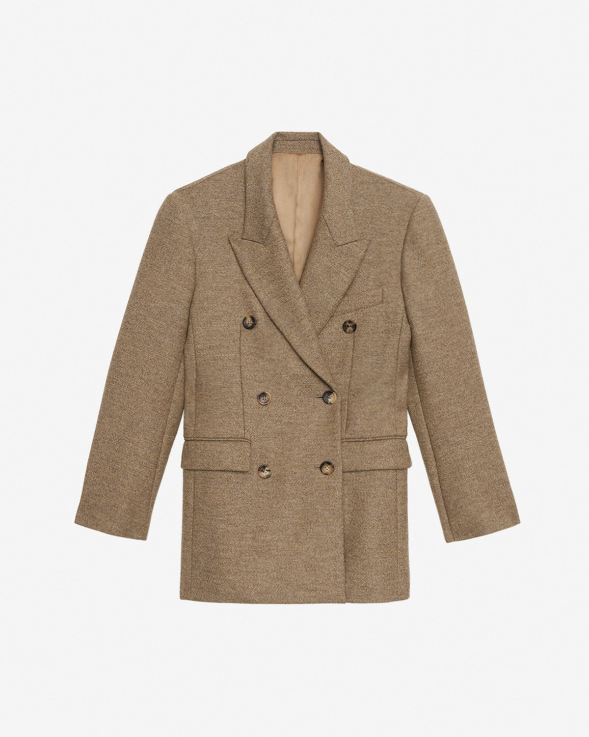 Mantel isidora Woman Light khaki 1