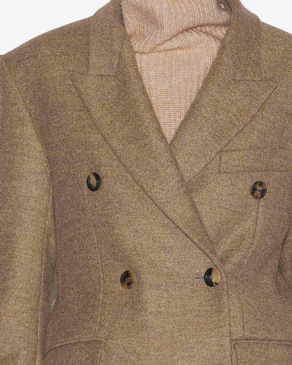 Mantel isidora Woman Light khaki 2